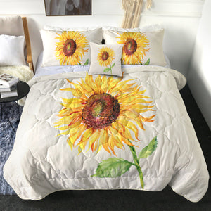 4 Pieces Sunflower SWBD1098 Comforter Set