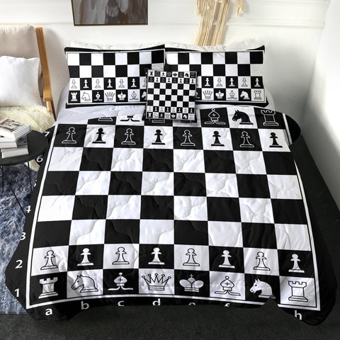 Image of 4 Pieces Chessbroad SWBD1104 Comforter Set