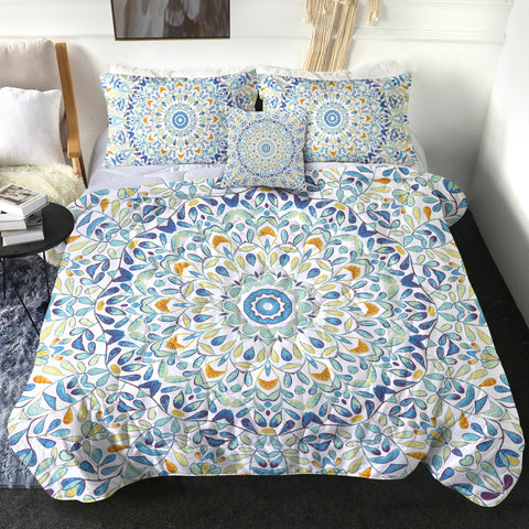 Image of 4 Pieces Cool Tiles SWBD1118 Comforter Set