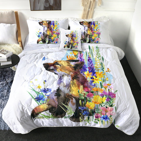 Image of 4 Pieces Wild Fox SWBD1120 Comforter Set