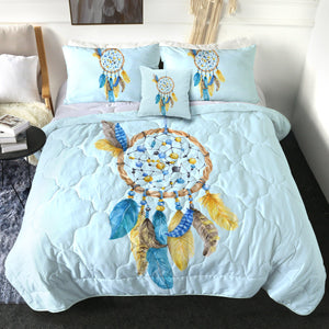 4 Pieces Mint Dream Catcher SWBD1124 Comforter Set