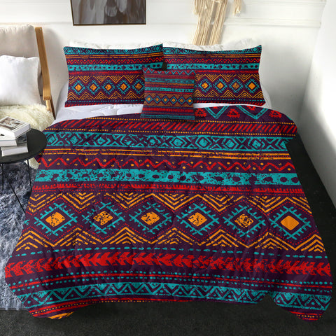 Image of 4 Pieces Textiles SWBD1164 Comforter Set