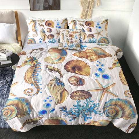 Image of 4 Pieces Sea Souvenir SWBD1173 Comforter Set