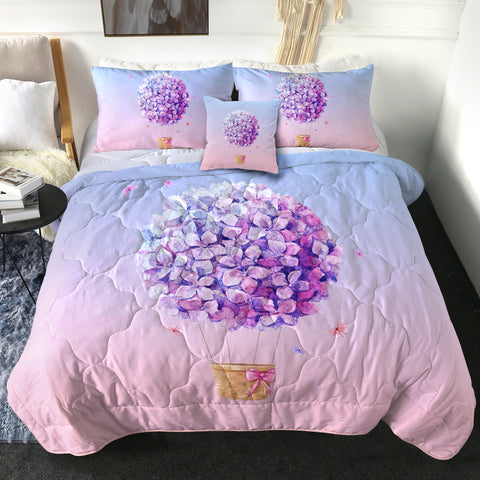 Image of 4 Pieces Balloon SWBD1191 Comforter Set