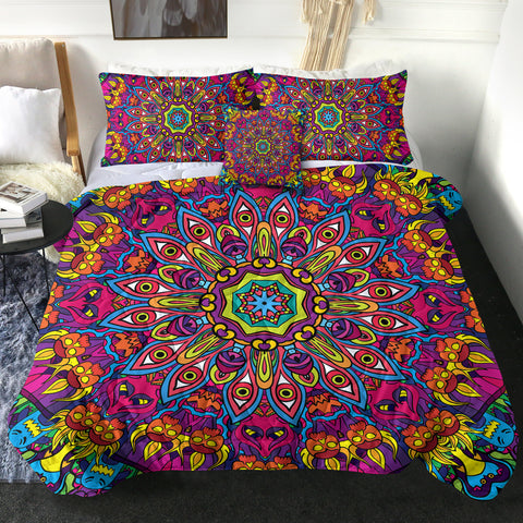 Image of 4 Pieces Hypnotic SWBD1203 Comforter Set