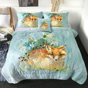 4 Pieces Wild Fox SWBD1297 Comforter Set