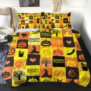 4 Pieces Halloween Icons SWBD1360 Comforter Set