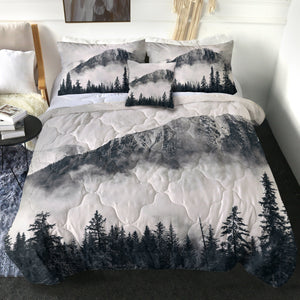 4 Pieces Misty Mountain SWBD1380 Comforter Set