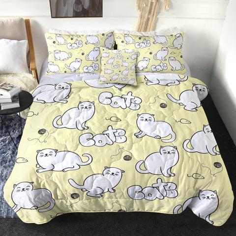 Image of 4 Pieces Fat Cats SWBD1384 Comforter Set