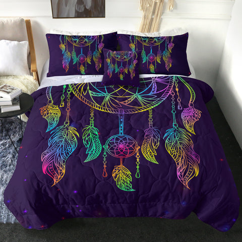 Image of 4 Pieces Dream Catcher SWBD1494 Comforter Set