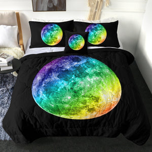 4 Pieces Rainbow Moon SWBD1495 Comforter Set