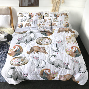 4 Pieces Fat Cat SWBD1556 Comforter Set