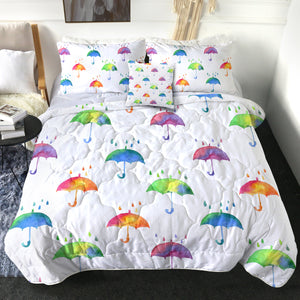 4 Pieces Umbrellas SWBD1554 Comforter Set