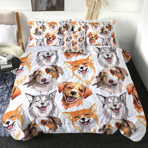 4 Pieces Puppies SWBD1655 Comforter Set