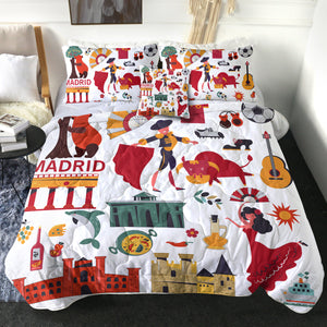 4 Pieces Madrid SWBD1836 Comforter Set