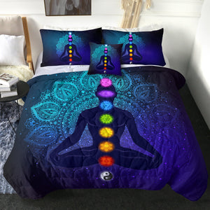 4 Pieces Body Chakras SWBD1839 Comforter Set