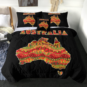 4 Pieces Australia SWBD1843 Comforter Set