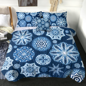 4 Pieces Molecules SWBD1844 Comforter Set