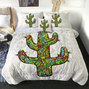 4 Pieces Cactus SWBD1890 Comforter Set