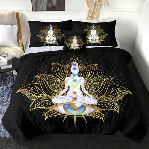 Image of 4 Pieces Buddha SWBD1894 Comforter Set