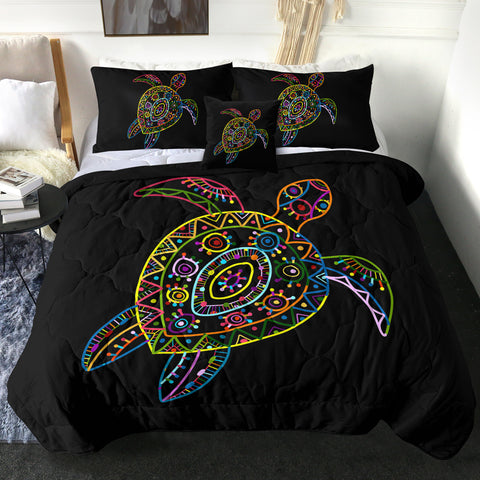 Image of 4 Pieces Turtle SWBD2013 Comforter Set