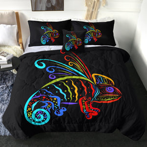 4 Pieces Chameleon SWBD2016 Comforter Set