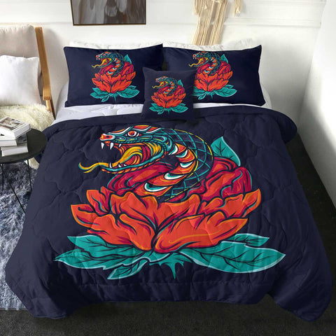 Image of 4 Pieces Venom SWBD2036 Comforter Set