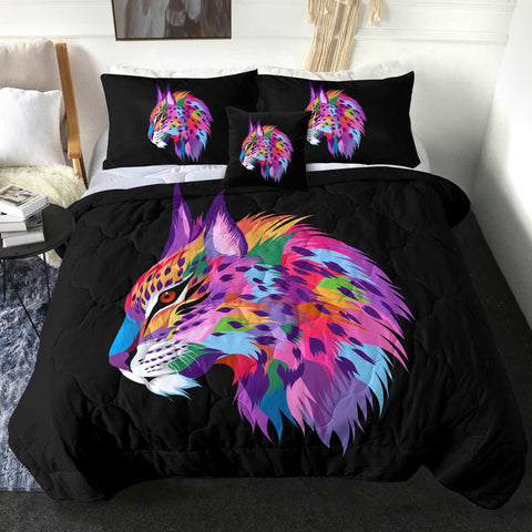 Image of 4 Pieces Cougar SWBD2046 Comforter Set