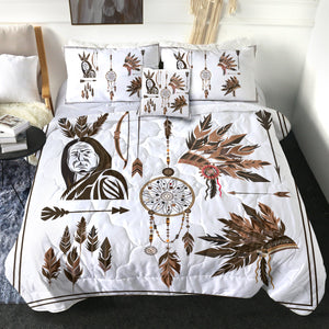 4 Pieces Native American SWBD2062 Comforter Set