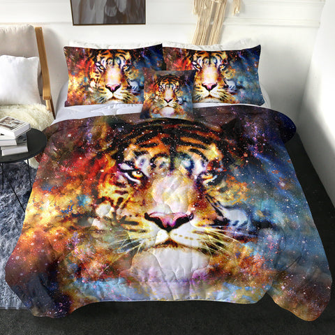 Image of 4 Pieces Space Tiger SWBD2069 Comforter Set