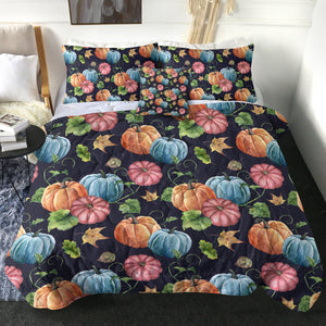 4 Pieces Pumpkins SWBD2176 Comforter Set