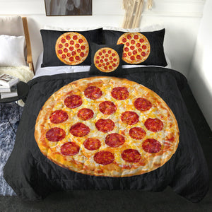 4 Pieces Pizza SWBD2179 Comforter Set