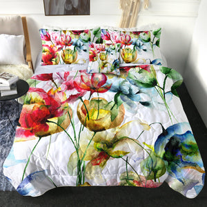 4 Pieces Garden Flowers SWBD2234 Comforter Set