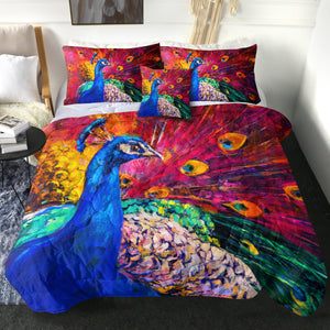 4 Pieces PeacockSWBD2236 Comforter Set