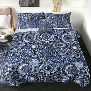 4 Pieces Floor Tiles SWBD2238 Comforter Set