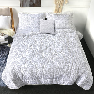 4 Pieces Wallpaper SWBD2247 Comforter Set