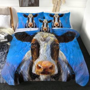 4 Pieces Moo Mugshot SWBD2248 Comforter Set