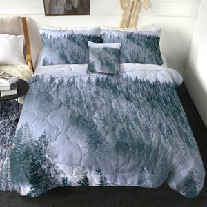 4 Pieces Winter Taiga SWBD2249 Comforter Set