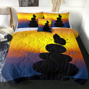 4 Pieces Zen Morning SWBD2468 Comforter Set