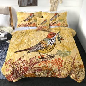 4 Pieces Swallow SWBD2469 Comforter Set