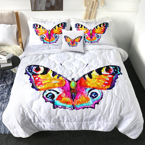 4 Pieces Butterfly SWBD2475 Comforter Set