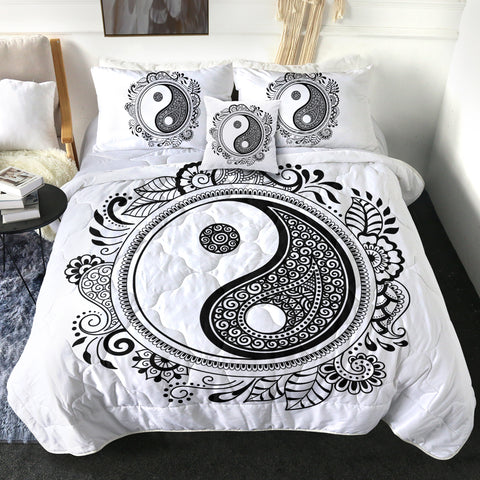 Image of 4 Pieces Yin Yang SWBD2480 Comforter Set