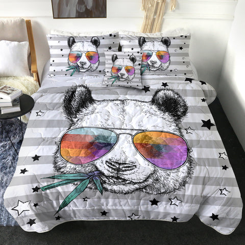 Image of 4 Pieces Swag Panda SWBD2482 Comforter Set