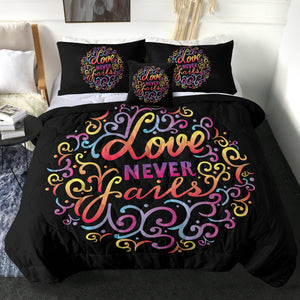 4 Pieces Love Never Fails SWBD2486 Comforter Set