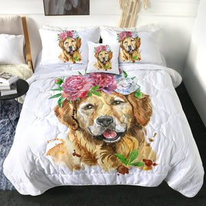 4 Pieces Miss Woof SWBD2488 Comforter Set