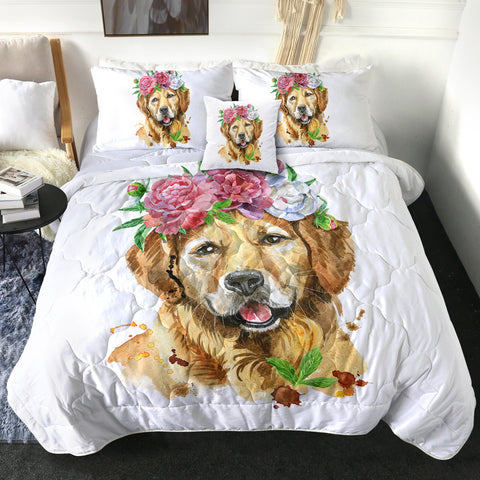 Image of 4 Pieces Miss Woof SWBD2488 Comforter Set