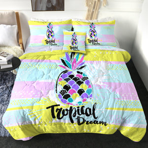 4 Pieces Tropical Dream SWBD2493 Comforter Set