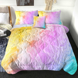 4 Pieces Pastel Cloud SWBD2533 Comforter Set