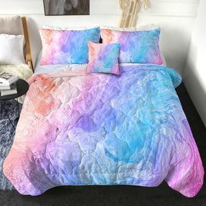 4 Pieces Pastel Cloud SWBD2534 Comforter Set