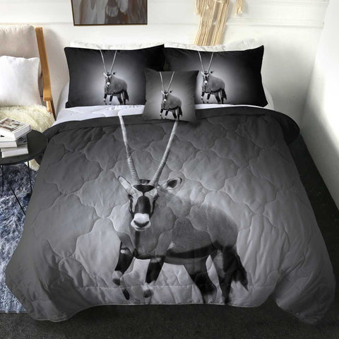 Image of 4 Pieces B&W Onyx SWBD2699 Comforter Set